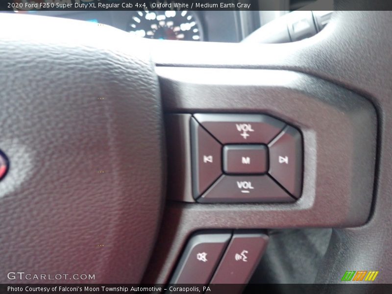 Oxford White / Medium Earth Gray 2020 Ford F250 Super Duty XL Regular Cab 4x4