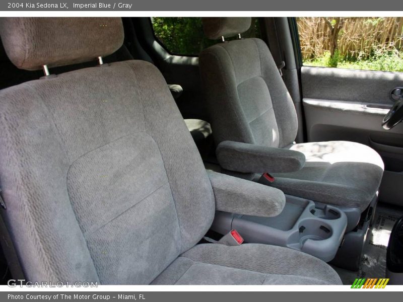 Imperial Blue / Gray 2004 Kia Sedona LX
