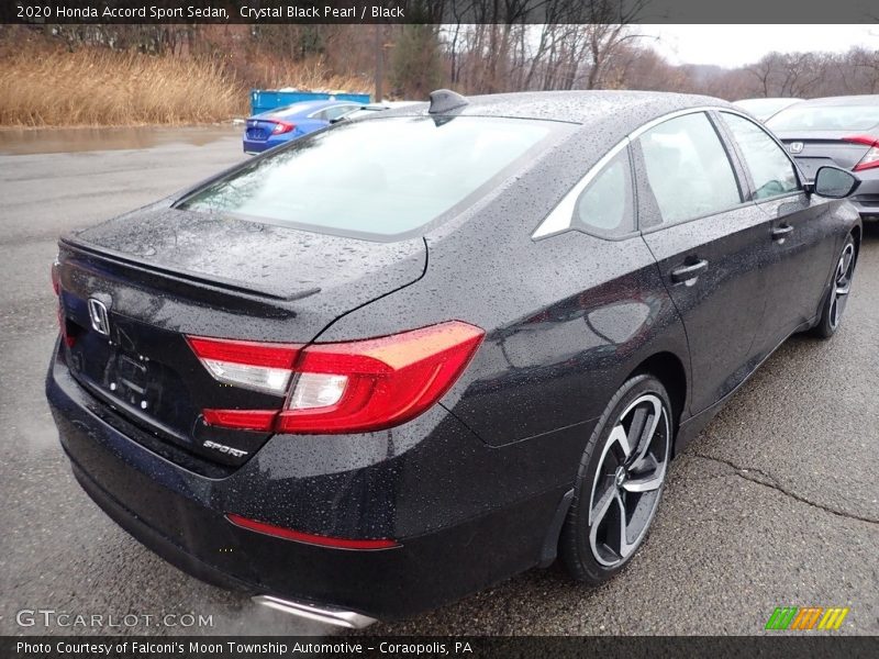 Crystal Black Pearl / Black 2020 Honda Accord Sport Sedan