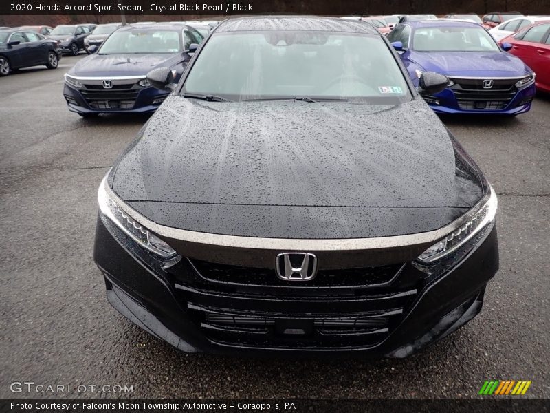 Crystal Black Pearl / Black 2020 Honda Accord Sport Sedan