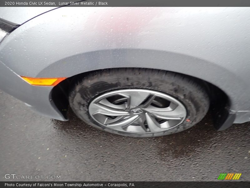 Lunar Silver Metallic / Black 2020 Honda Civic LX Sedan