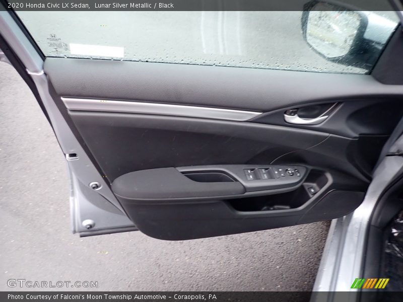 Lunar Silver Metallic / Black 2020 Honda Civic LX Sedan