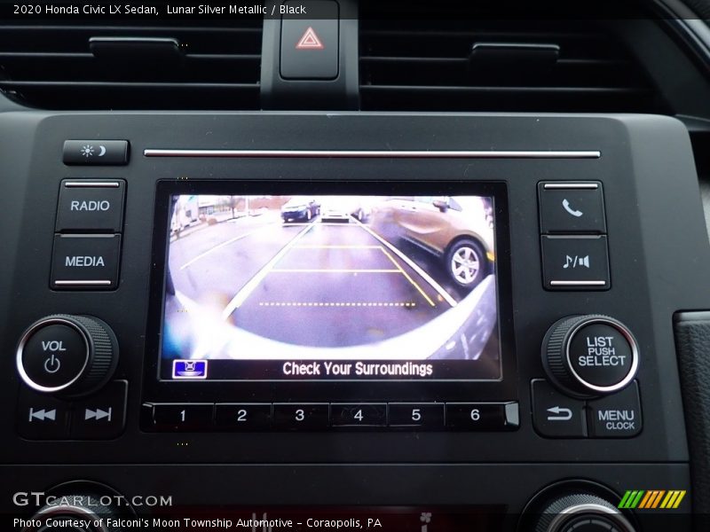 Lunar Silver Metallic / Black 2020 Honda Civic LX Sedan