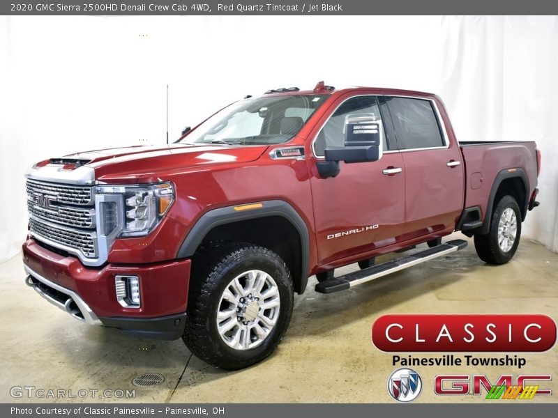 Red Quartz Tintcoat / Jet Black 2020 GMC Sierra 2500HD Denali Crew Cab 4WD