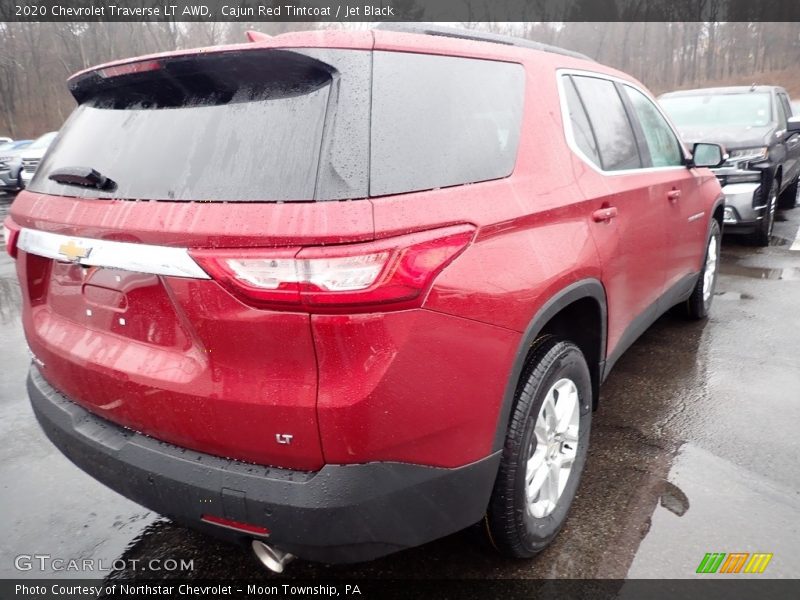 Cajun Red Tintcoat / Jet Black 2020 Chevrolet Traverse LT AWD