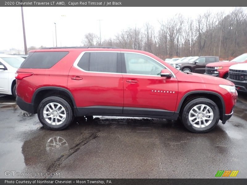 Cajun Red Tintcoat / Jet Black 2020 Chevrolet Traverse LT AWD