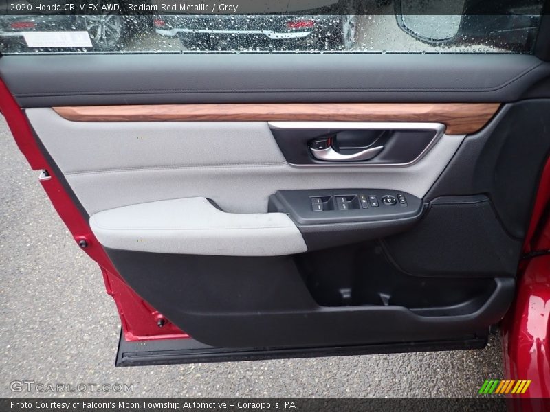 Radiant Red Metallic / Gray 2020 Honda CR-V EX AWD