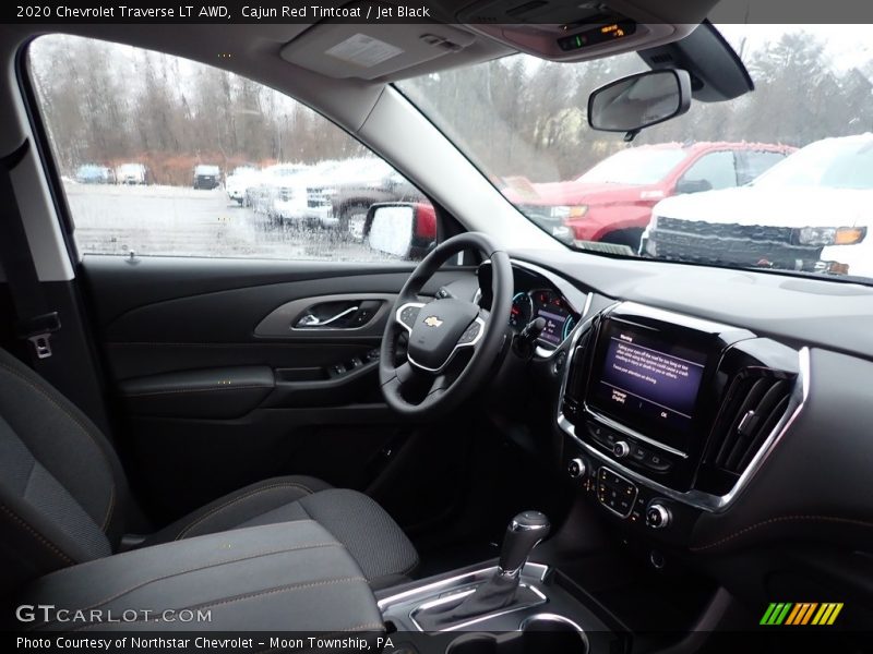 Cajun Red Tintcoat / Jet Black 2020 Chevrolet Traverse LT AWD