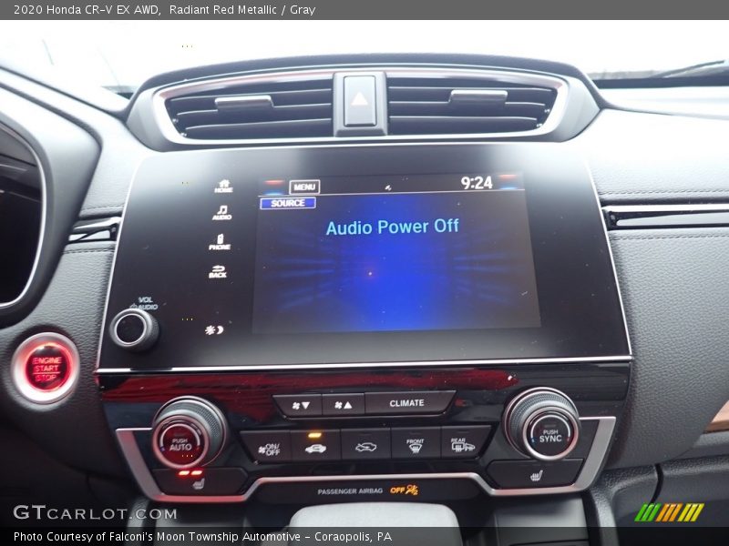 Radiant Red Metallic / Gray 2020 Honda CR-V EX AWD