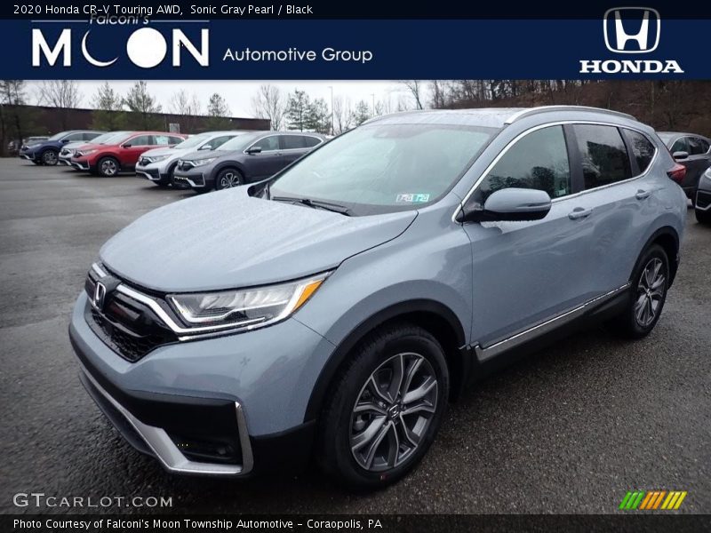 Sonic Gray Pearl / Black 2020 Honda CR-V Touring AWD