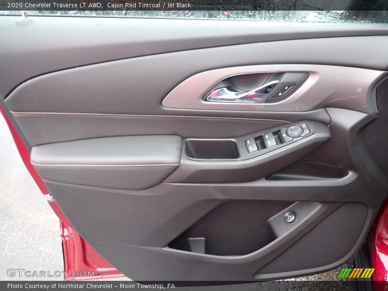 Cajun Red Tintcoat / Jet Black 2020 Chevrolet Traverse LT AWD