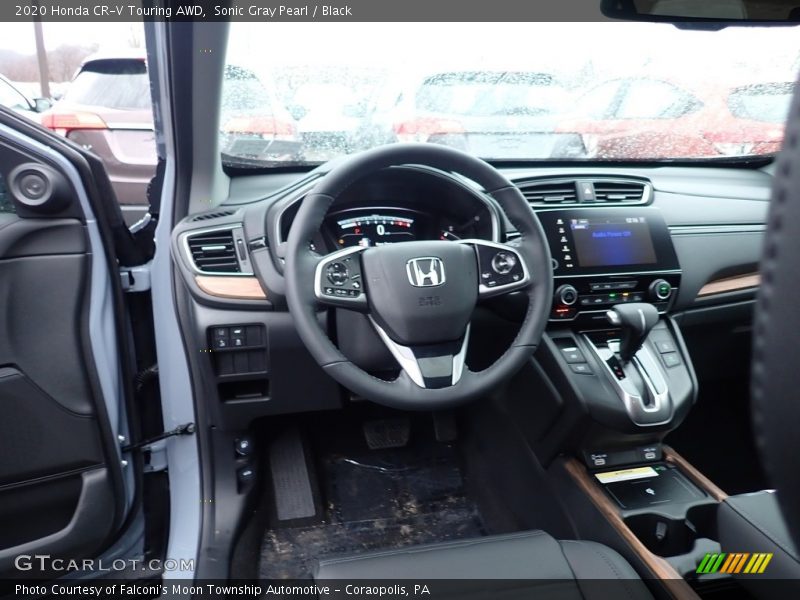 Sonic Gray Pearl / Black 2020 Honda CR-V Touring AWD
