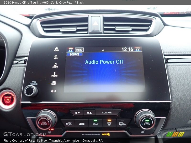 Sonic Gray Pearl / Black 2020 Honda CR-V Touring AWD
