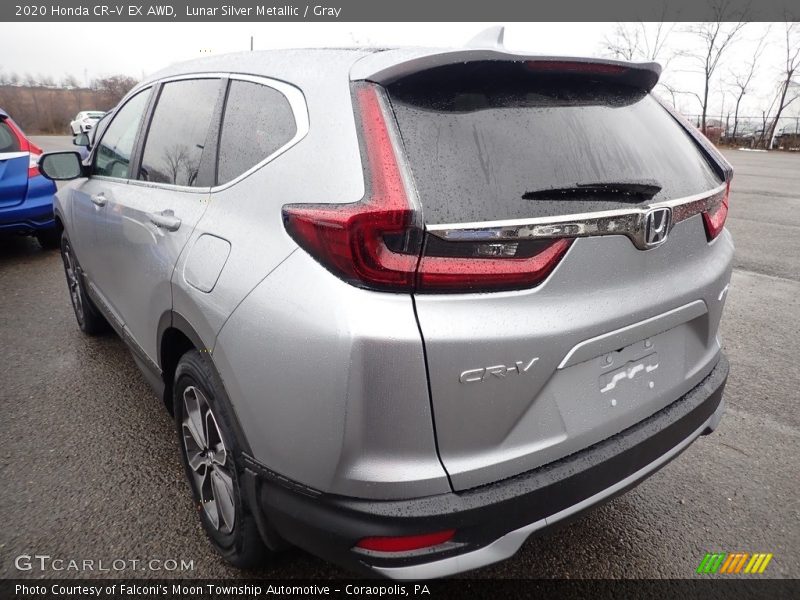 Lunar Silver Metallic / Gray 2020 Honda CR-V EX AWD