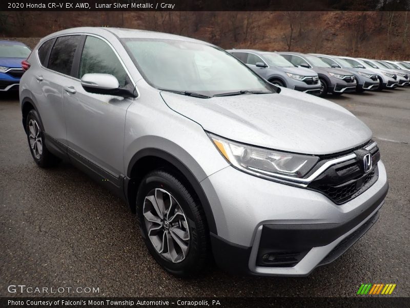 Lunar Silver Metallic / Gray 2020 Honda CR-V EX AWD