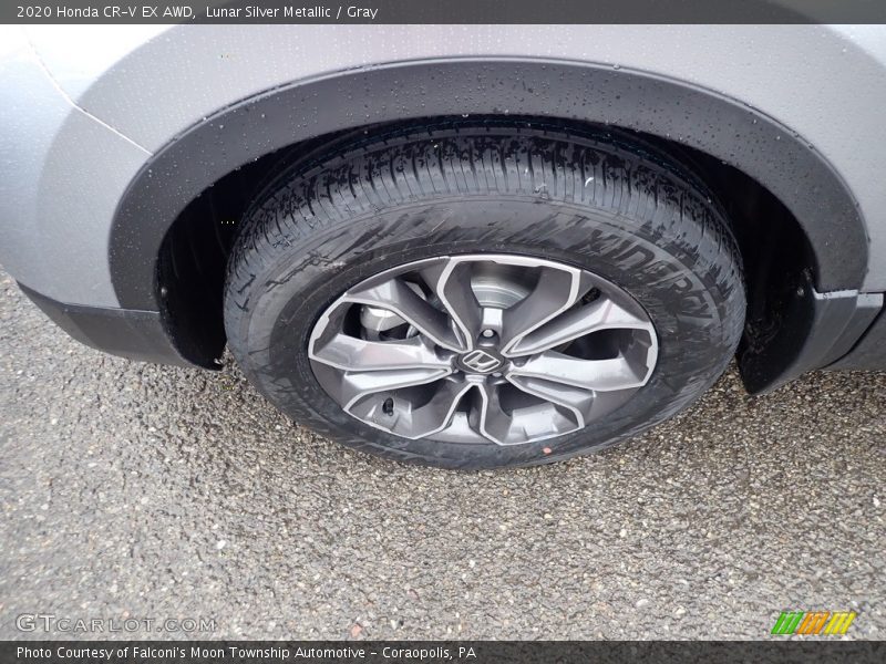 Lunar Silver Metallic / Gray 2020 Honda CR-V EX AWD