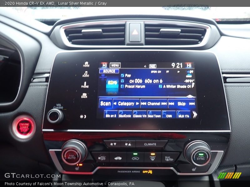 Lunar Silver Metallic / Gray 2020 Honda CR-V EX AWD