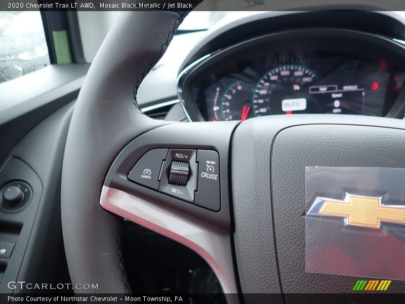 Mosaic Black Metallic / Jet Black 2020 Chevrolet Trax LT AWD