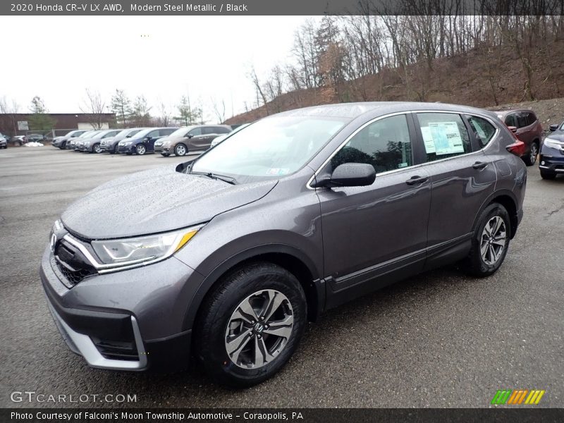 Modern Steel Metallic / Black 2020 Honda CR-V LX AWD