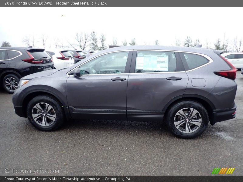 Modern Steel Metallic / Black 2020 Honda CR-V LX AWD