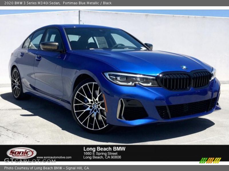 Portimao Blue Metallic / Black 2020 BMW 3 Series M340i Sedan