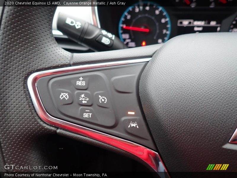 Cayenne Orange Metallic / Ash Gray 2020 Chevrolet Equinox LS AWD