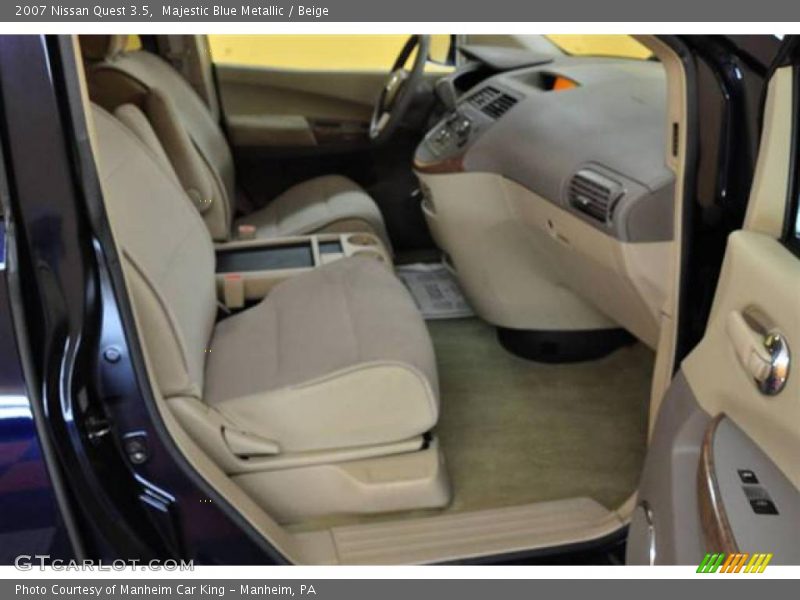 Majestic Blue Metallic / Beige 2007 Nissan Quest 3.5
