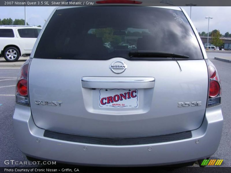 Silver Mist Metallic / Gray 2007 Nissan Quest 3.5 SE