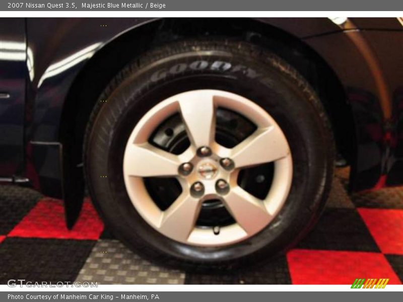 Majestic Blue Metallic / Beige 2007 Nissan Quest 3.5