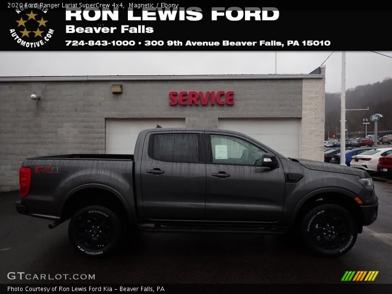 Magnetic / Ebony 2020 Ford Ranger Lariat SuperCrew 4x4