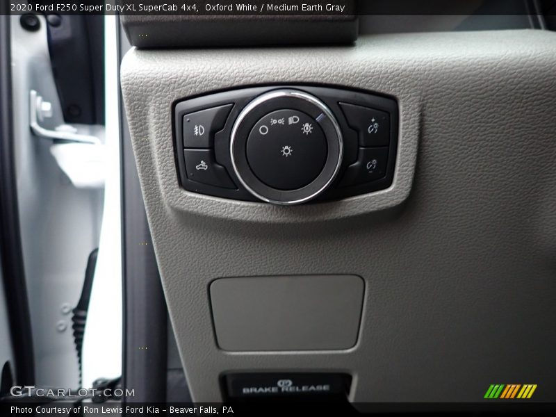 Controls of 2020 F250 Super Duty XL SuperCab 4x4