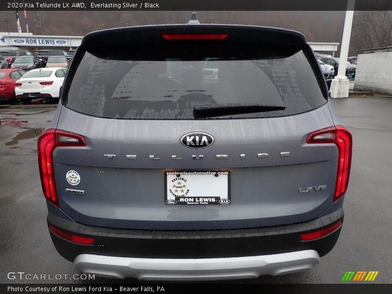 Everlasting Silver / Black 2020 Kia Telluride LX AWD