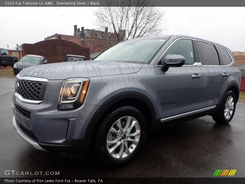 Everlasting Silver / Black 2020 Kia Telluride LX AWD