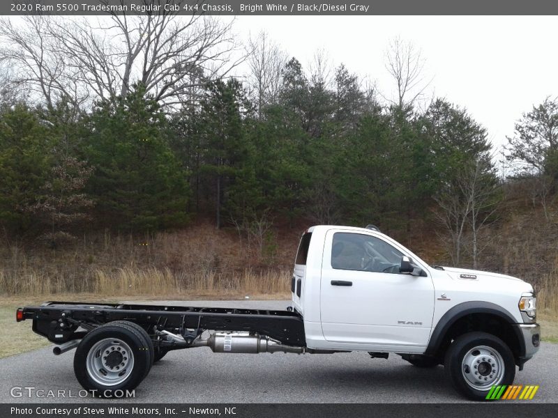 Bright White / Black/Diesel Gray 2020 Ram 5500 Tradesman Regular Cab 4x4 Chassis