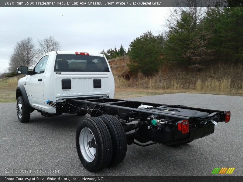 Bright White / Black/Diesel Gray 2020 Ram 5500 Tradesman Regular Cab 4x4 Chassis