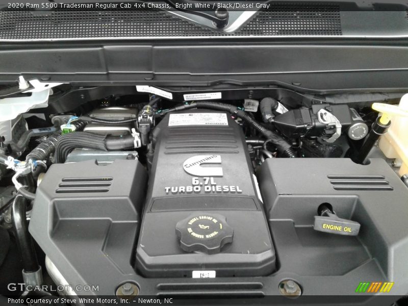  2020 5500 Tradesman Regular Cab 4x4 Chassis Engine - 6.7 Liter OHV 24-Valve Cummins Turbo-Diesel Inline 6 Cylinder