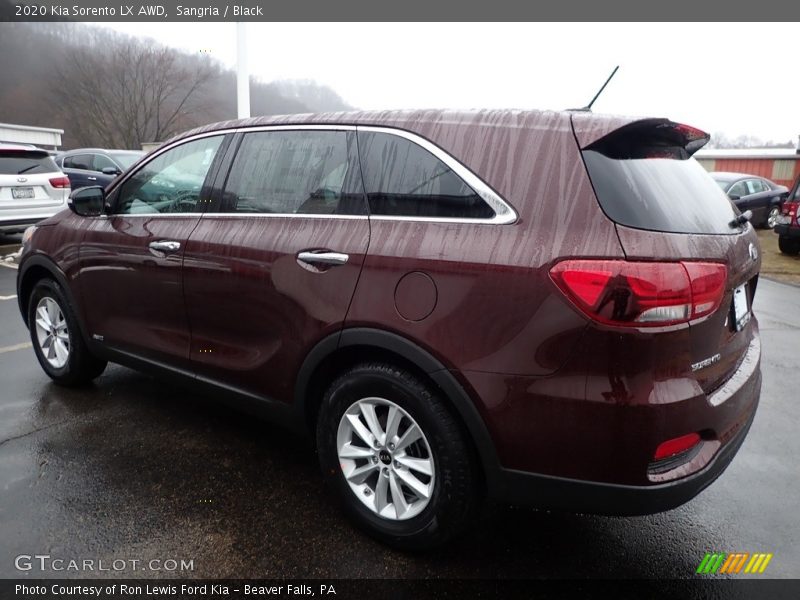 Sangria / Black 2020 Kia Sorento LX AWD
