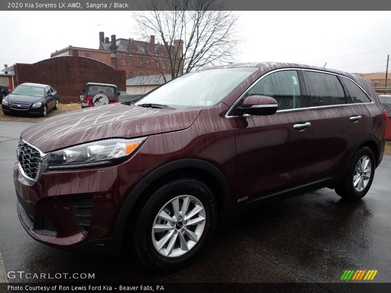 Sangria / Black 2020 Kia Sorento LX AWD