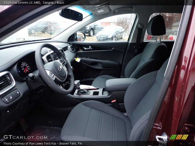 Front Seat of 2020 Sorento LX AWD