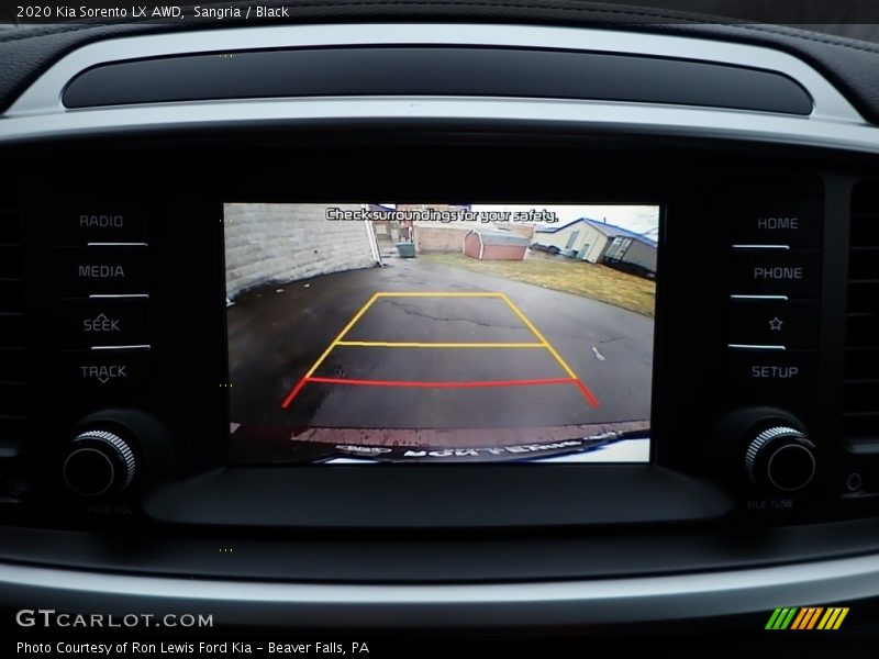 Sangria / Black 2020 Kia Sorento LX AWD