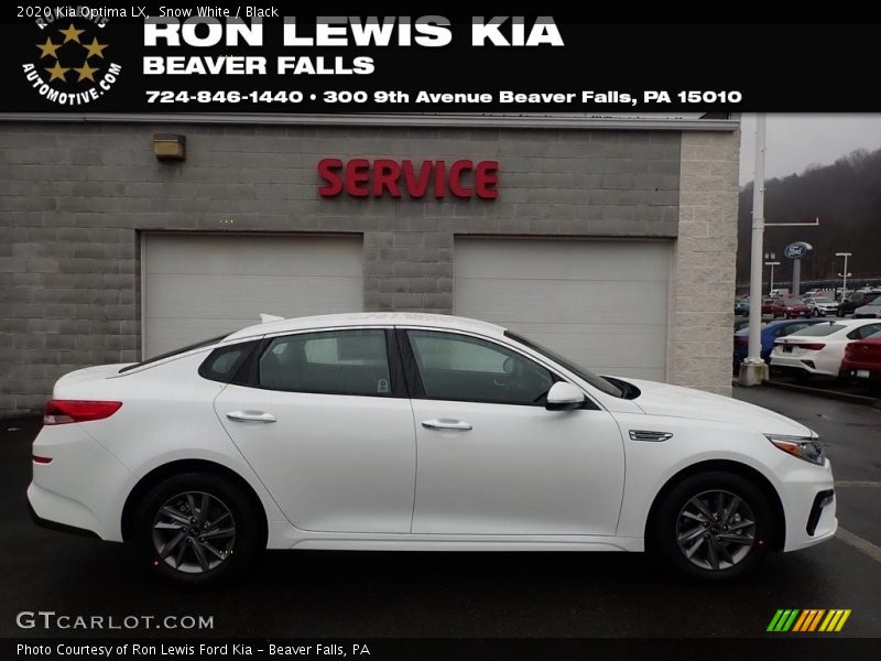 Snow White / Black 2020 Kia Optima LX