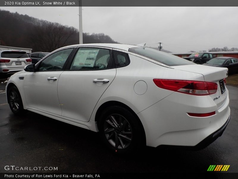 Snow White / Black 2020 Kia Optima LX