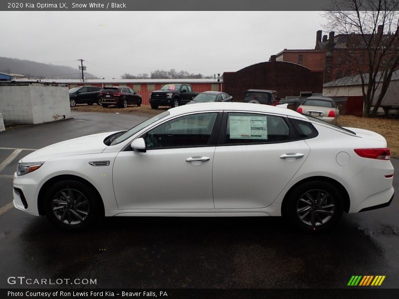 Snow White / Black 2020 Kia Optima LX