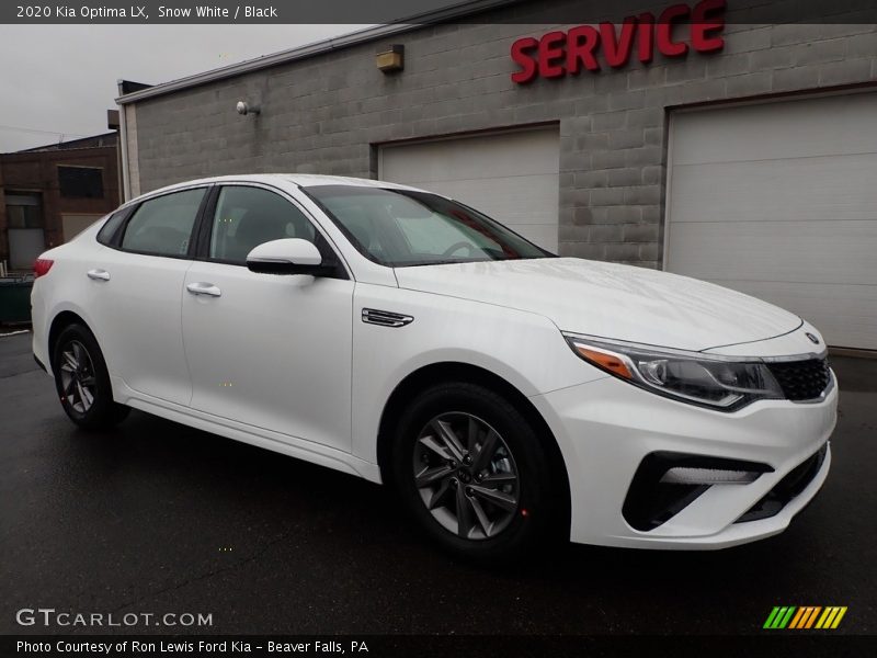 Snow White / Black 2020 Kia Optima LX