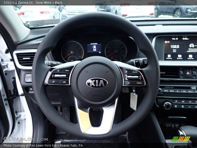Snow White / Black 2020 Kia Optima LX