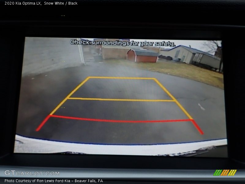 Snow White / Black 2020 Kia Optima LX