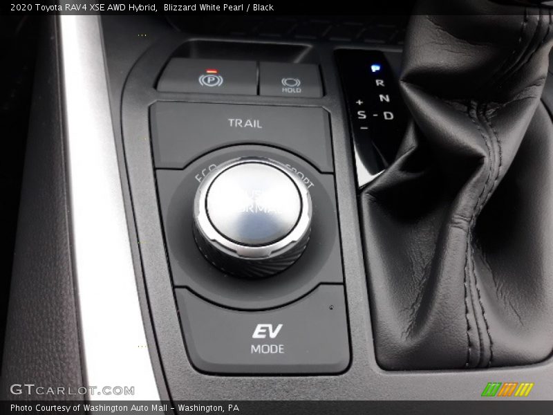 Controls of 2020 RAV4 XSE AWD Hybrid