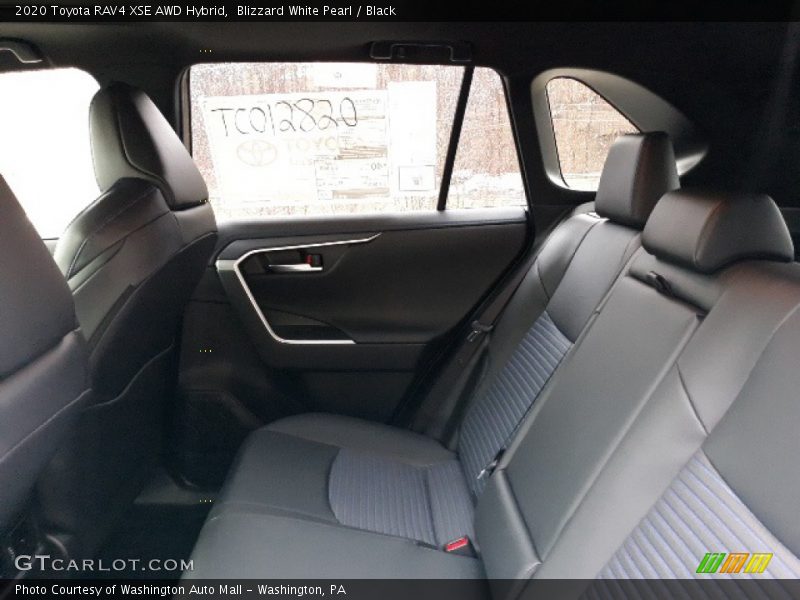 Blizzard White Pearl / Black 2020 Toyota RAV4 XSE AWD Hybrid