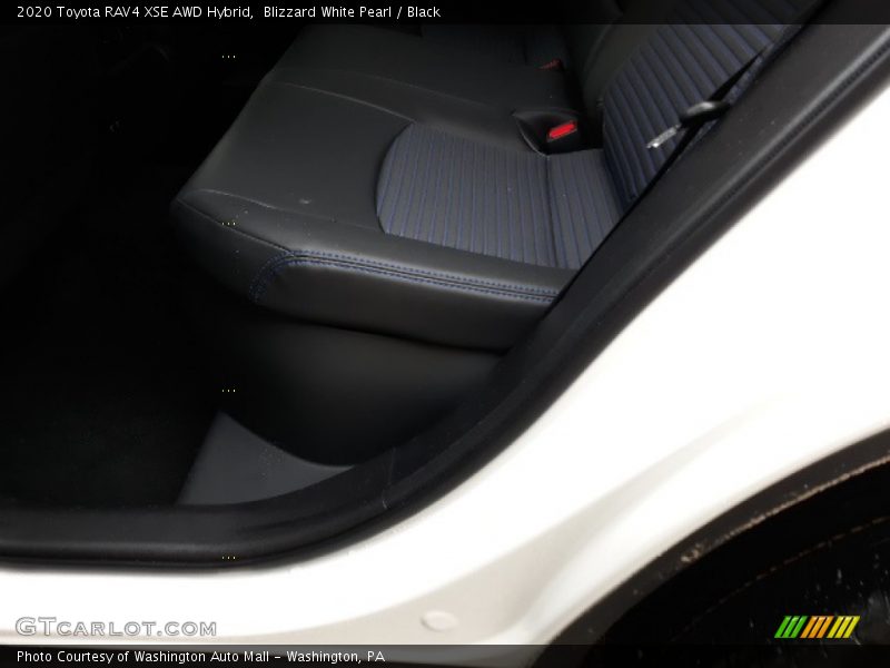 Blizzard White Pearl / Black 2020 Toyota RAV4 XSE AWD Hybrid