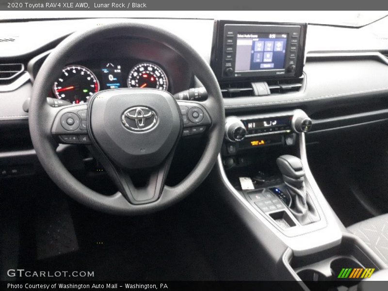 Lunar Rock / Black 2020 Toyota RAV4 XLE AWD